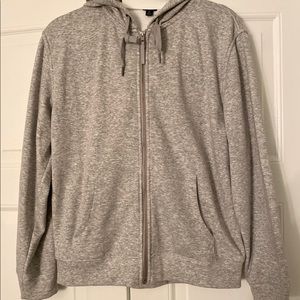 NWT Grey J-Crew Zip up Hoodie in Medium.